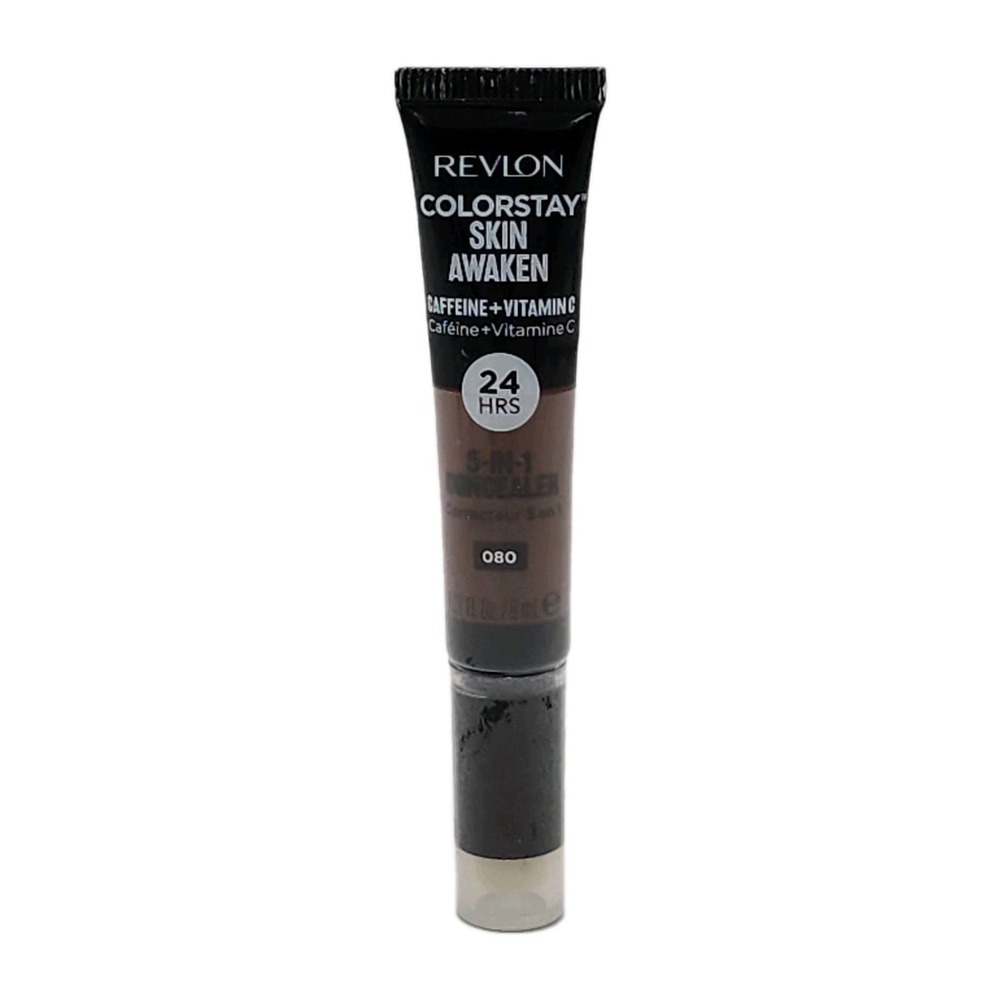 Revlon ColorStay Skin Awaken 5-in-1 Concealer 24 Hours 080 Coffee 0.27 oz Sealed